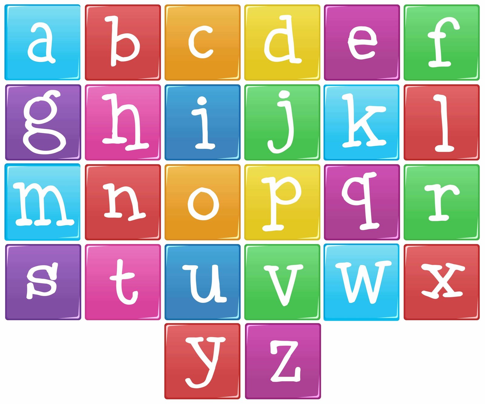 كلمات شائعة مرتبة أبجدياً من الـ A إلى الـ Z