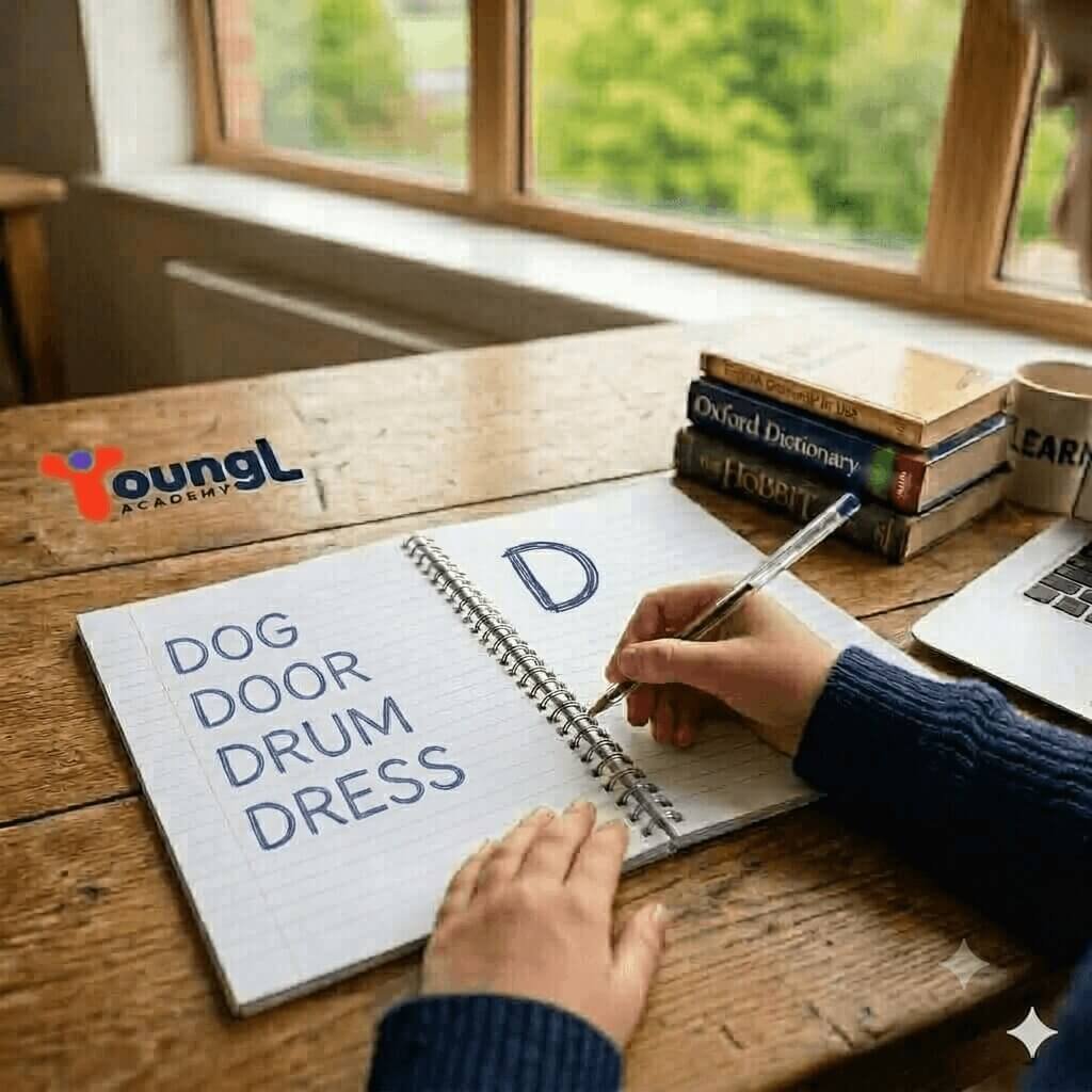 D كلمات انجليزية تبدأ بحرف