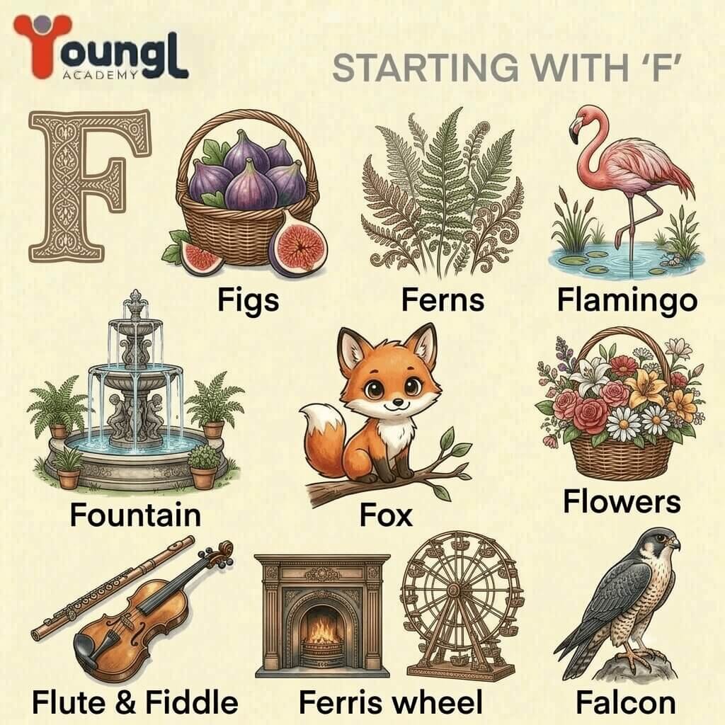 أسهل كلمات تبدأ بحرف الـ F أسهل كلمات تبدأ بحرف الـ F