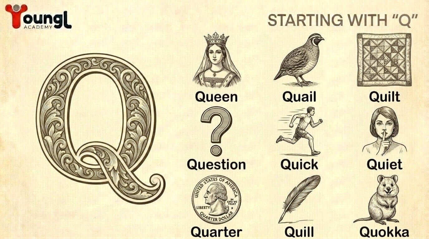 أسهل كلمات تبدأ بحرف الـ Q أسهل كلمات تبدأ بحرف الـ Q