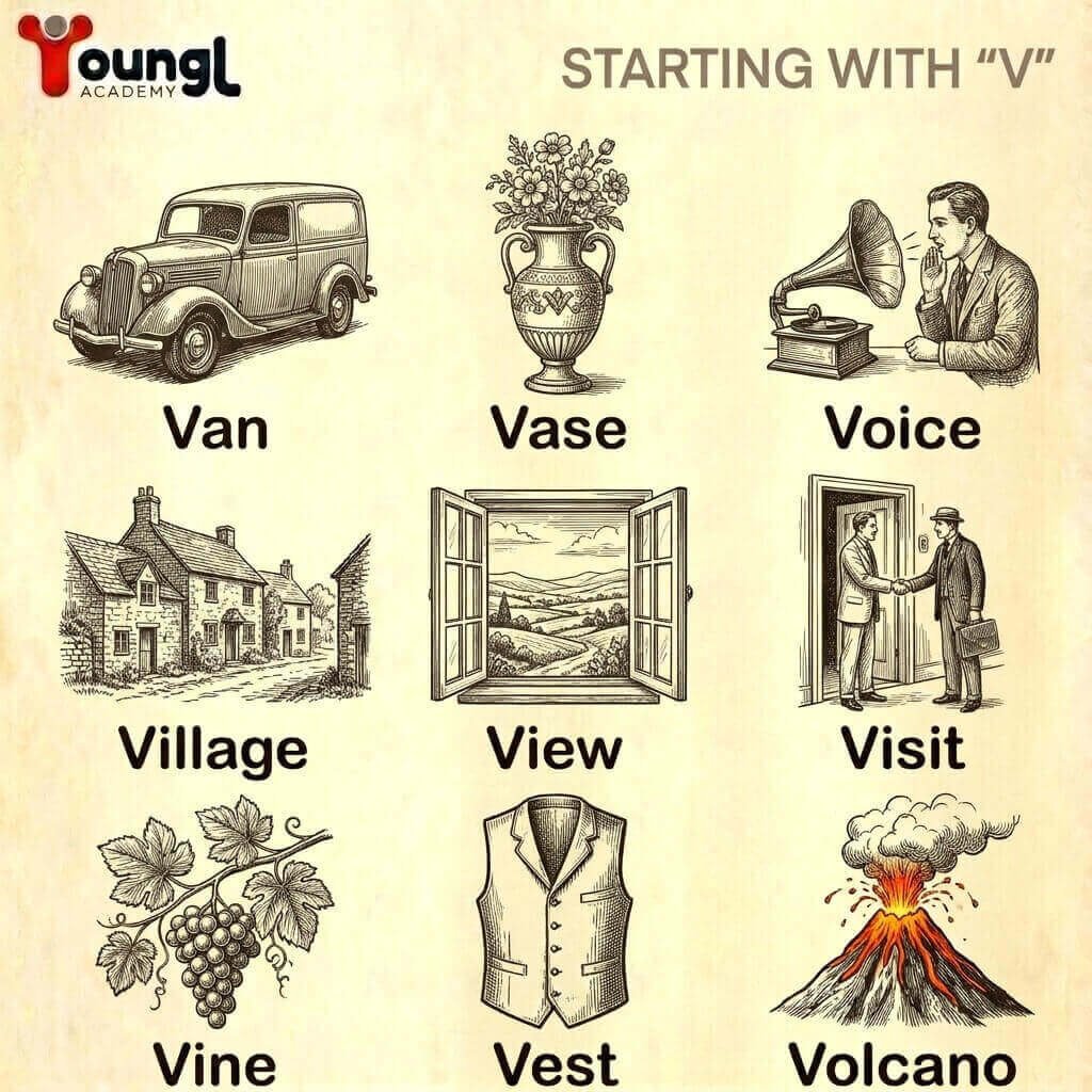 أسهل كلمات تبدأ بحرف الـ V أسهل كلمات تبدأ بحرف الـ V