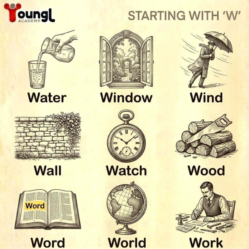 أسهل كلمات تبدأ بحرف الـ W أسهل كلمات تبدأ بحرف الـ W