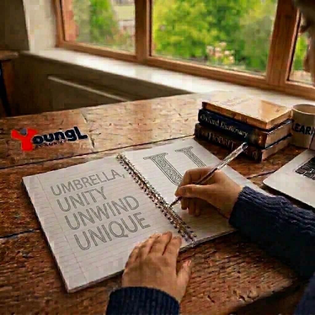 U كلمات انجليزية تبدأ بحرف